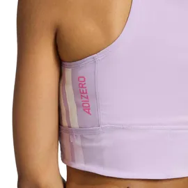adidas Running Gel Pocket Crop Sport-top Powder Plum L