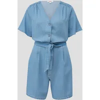 S.Oliver Jumpsuit mit Bindegürtel, Hellblau, 44