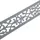 zaun|zu® Sichtschutzstreifen 2,55 m grau Metall 2 St.