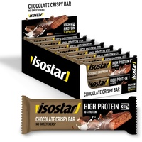Isostar High Protein 30 Protein Riegel (16x55g), Leckere High Proteinriegel Chocolate Crisps Geschmack, Eiweißriegel mit hohem Proteingehalt für messbare Ergebnisse