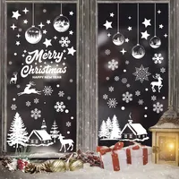 Cancj Fensterbilder Weihnachten,Schneeflocken Fensterdeko Selbstklebend 9 Blätter