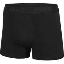 Jako Herren Boxershorts Premium 2er-Pack, Schwarz, L