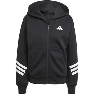Adidas Future Icons 3-Streifen Reißverschlusspullover Black M