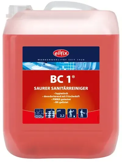 Becker Chemie Eilfix BC1 10 L Unterhaltsreiniger mit besonders frischer Note und Keimstopp