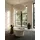 KADIMA DESIGN Couchtisch Rund Klein in Hochglanz Modern, Pilz-Form, 60x60x30 cm