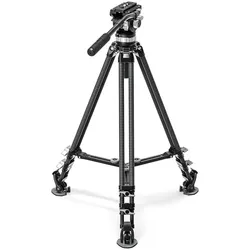 Leofoto Carbon-Dreibeinstativ LVC-193 Doppelrohr + Videoneiger BV-15