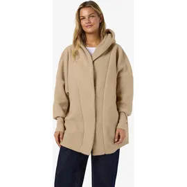 Noisy May NMCOZY L/S LONG SHACKET W HOOD Beige XS