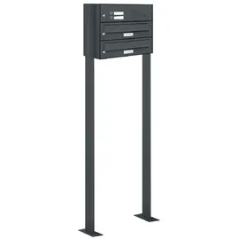 AL Briefkastensysteme Briefkastensysteme 2 Fächer Anthrazit