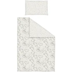 SONNE Renforcé Wende-Bettwäsche  40x60 / 100x135 cm, beige
