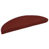 vidaXL Stufenmatten Selbstklebend 30 Stk. Rot 56x17x3 cm