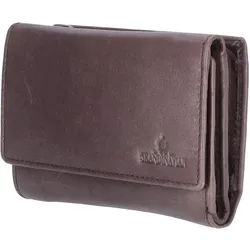 The Skandinavian Brand Damenbörse Leder  braun