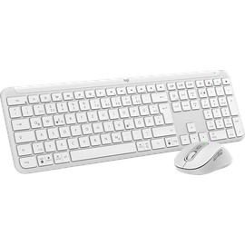 Logitech MK950 Signature Slim Combo Off-White, Logi Bolt, USB/Bluetooth, DE (920-012484)