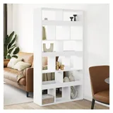 vidaXL Raumteiler Weiß 100x33x187,5 cm Holzwerkstoff