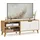 VASAGLE TV-Schrank Lowboard 140 cm Gelb Holz