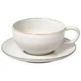 Broste Copenhagen Nordic Sand Tasse mit Untertasse