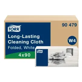TORK Langlebige Reinigungstücher weiß, W4, Mehrzweck, 5 × 90 Tücher,