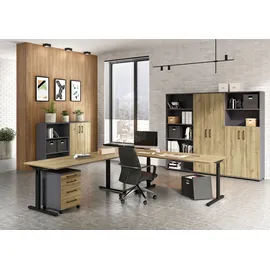 Germania Profi 3.0 Aktenschrank 80 x 40 x 123 cm grau