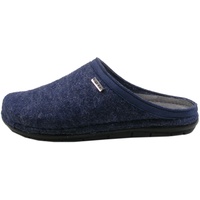 Rohde 6740 Rodigo-H Schuhe Herren Hausschuhe Pantoletten Weite G, Größe:44 EU, Farbe:Blau - 44 EU