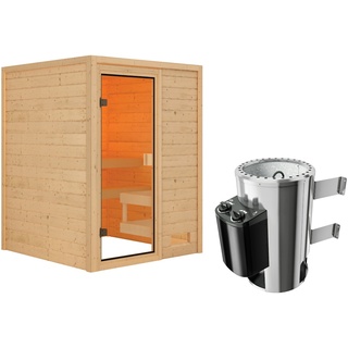 Karibu Sandra inkl. 3,6 kW Ofen + int. Steuerung 6705