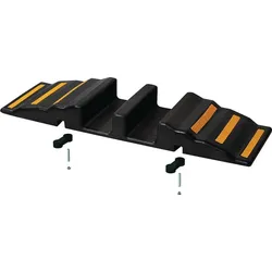 Gummi-Schlauchbrücke ( 4000350065 ) L850xB380xH90mm 6 Reflektorstreifen