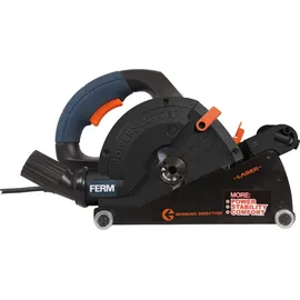 Ferm Living WSM1008 Mauernutfräse 1650W - 2 Diamantscheiben 150mm - Laserführung - Staubabsaugungsadapter - Nylon-Tragetasche