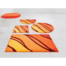 GRUND Badematte GRUND "Belize, Badvorleger, Badezimmer Teppich, sehr weich" Gr. 12, orange (terra), H:20mm, Polyacryl, Badematten, Badematte, weiche Haptik, auch als 3 teiliges Set erhältlich, Made in Europe