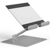 DURABLE Tablet-Ständer Tablet Ständer Rise bis 13 Zoll Aluminium silber (6 Stück) silberfarben