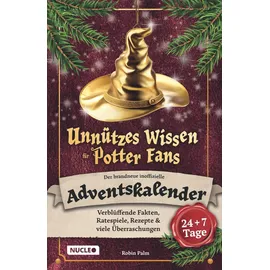 nucleo ein imprint der my dna media gmbh Unnützes Wissen für Potter-Fans Adventskalender 2023