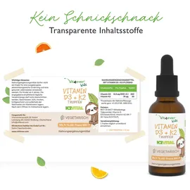 Vit4ever Vitamin D3 + K2 Kids Tropfen 10 ml