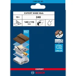 Bosch EXPERT Schleifblatt ExW480 web - 2608902387