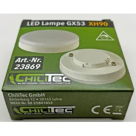 ChiliTec LED Leuchtmittel GX53 9W 805 lm warmweiß