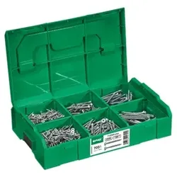 Montagekoffer L-BOXX mini. 703 Senkkopf T-STAR plus Schrauben. Stahl WIROX