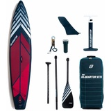 CampSup Gladiator Pro 12'6 Touring Aufblasbares Stand Up Paddle Board | 381 x 81 x 15 cm | Surfboard für Einsteiger & Fortgeschrittene mit zubehör | Tragkraft bis 150 Kg