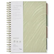 Thalia Notizbuch Recycled Cover Spiral A4 grün