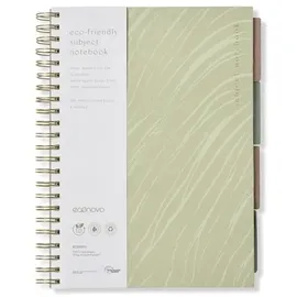 Thalia Notizbuch Recycled Cover Spiral A4 grün