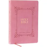 Thomas Nelson KJV Holy Bible: Large Print with 53,000 Center-Column Cross References, Pink Leathersoft, Red Letter, Comfort Print: King James Version: King James ... Reference, Comfort Print, Red Letter