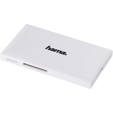Hama USB-3.0-Multikartenleser SD/microSD/CF/MS, weiß