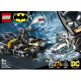 LEGO DC Comics Super Heroes Batcycle-Duell mit Mr. Freeze 76118