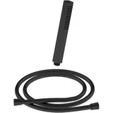 CHRIS BERGEN Handbrause mit Brauseschlauch schwarz matt 160 cm