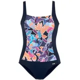 SUNSEEKER Badeanzug Damen marine-bedruckt Gr.40 Cup E