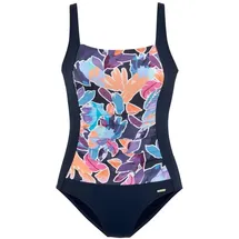 SUNSEEKER Badeanzug Damen marine-bedruckt Gr.40 Cup E