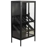 designline Weinregal 40 x 30 x 100 cm Schwarz