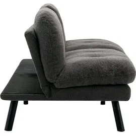 Hti-Living Schlafcouch Polyester mit Schlaffunktion 1-Sitzer Grau