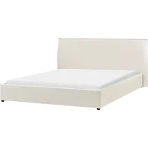 Beliani Lavaur Matratzenbezug 180 x 200 cm Cremeweiß