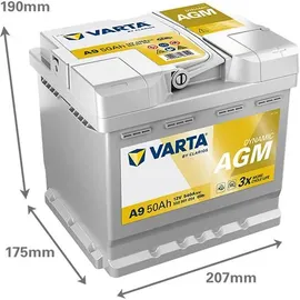Varta AGM A9 50Ah 12V