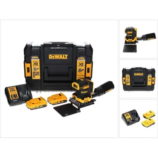 DeWalt Schleifmaschine + 2x Akku 2,0 Ah + TSTAK