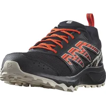 Salomon Wander Herren Trailrunningschuhe, Outdoor-bereit, Komfort durch Dämpfung, Sicherer Fußhalt, Black, 41 1/3