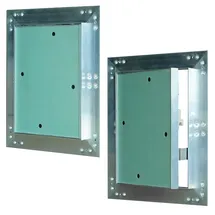 Melko Revisionsklappe Aluminium 20 cm x 20 cm Wartungsklappe grün