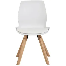 CLP Esszimmerstuhl Luna weiß Kunststoff