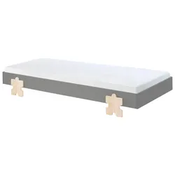 Kinder-/Juniorbertt Modulo ca. 90x200 cm Grau